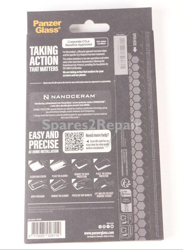 Panzerglass Display Protective Film - Pg72482 Panzerglass Ceramic Screen Protector Iphone 16e