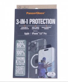 Panzerglass Display Protective Film - B1294+2864+1284 Panzerglass 3-in-1 Protection Bundle Iphone 24 Pro