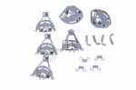 Compatible Clip - Bearing For Folding Spindle Rows Under Basket Alternative For Bosch-siemens 00418675