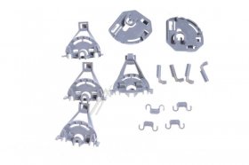 Compatible Clip - Bearing For Folding Spindle Rows Under Basket Alternative For Bosch-siemens 00418675