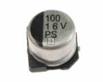 Smd Electrolytic - 100uf-16v 30010594 Cap Elch 100µf 16v M 86ma 6 3x5 4 Rohs [Vestel]