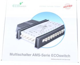Astro 4+1 Multiswitch Inputs - Ams 5500 Fm Sat-zf Verstarker Ferngespeist, 4 Eingange Fur Eine Satellit