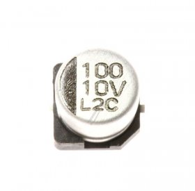 Smd Electrolytic - 100uf-10v 30029273 Cap Elch 100µf 10v M 76ma 6 3x5 5 Rohs [Vestel]