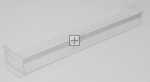 Lower Refrigerator Door - 42135613 Bottom Door Shelf 473 (nat) Hotst [Vestel]