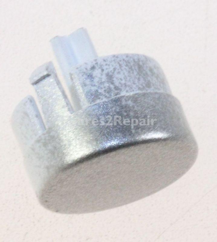 Key Button - C00272900 488000272900 Button Silver [Whirlpool Indesit]