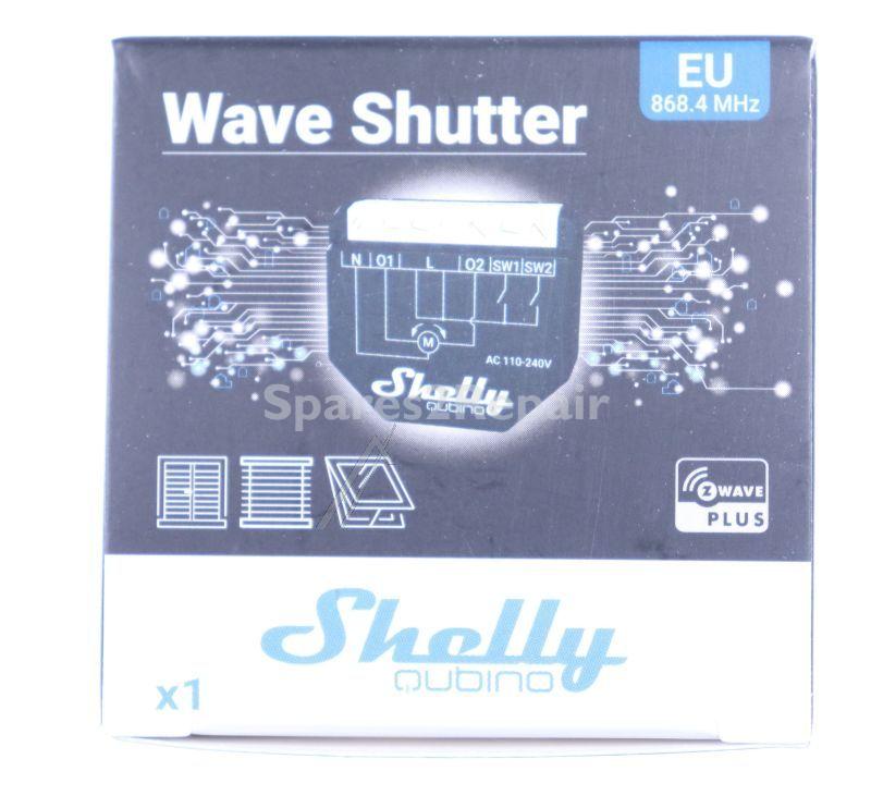 Shelly Actuator - 217919 Wave Shutter Relais Suitable For Dual Roller Shutter Z-wave