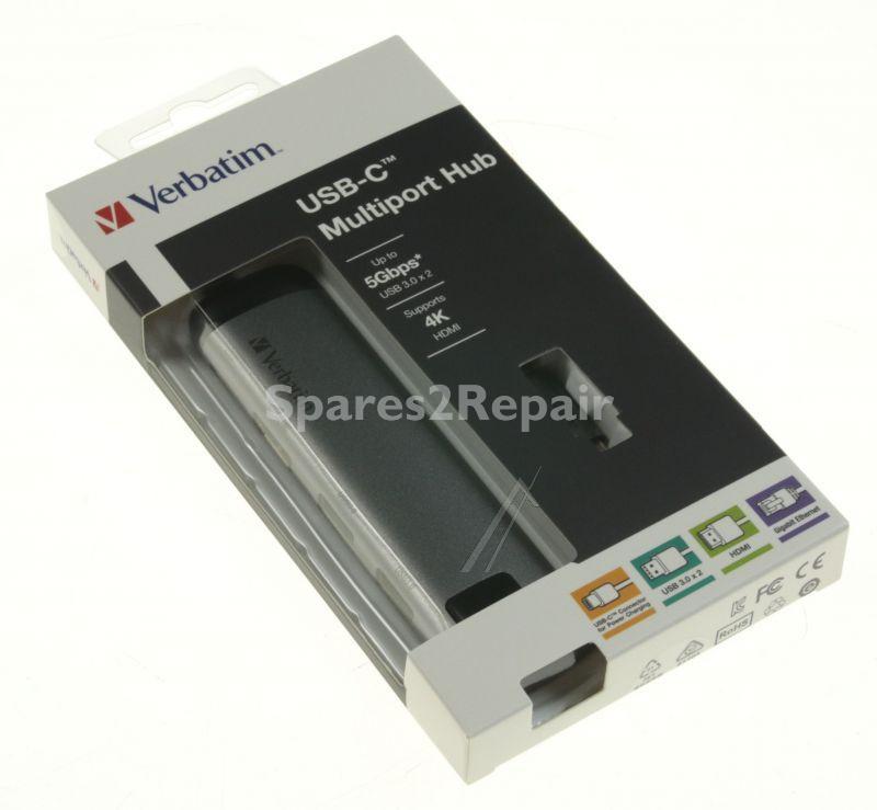 Verbatim Hub usb - 49141 Usb-c Multiport-hub Usb 3 0 | Hdmi | Gigabit Ethernet