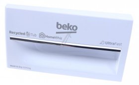 Detergent Dispenser Cover - 1408809068 C00907626 Drawer Panel [Arcelik]
