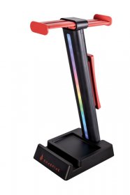 Surefire Headphone Stand - 48845 Vinson N1 Suitable For Dual Balance Gaming Rgb Headset Stand Black