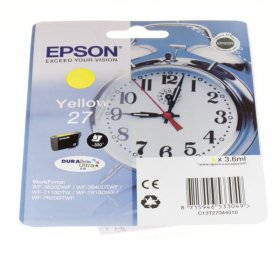 Epson Cartridge - 27 C13t27044010 Ink Cartridge Yellow 3 6ml