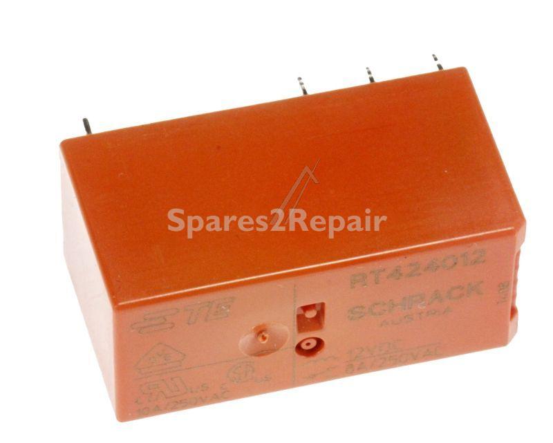 Te Connectivity Schrack Pcb Relay To 12v - Rt424012 Relay Gen Purpose Dpdt 8a 12v