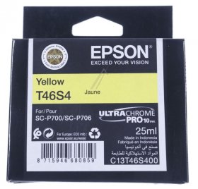 Epson Cartridge - T46s C13t46s400 Epson Ink Yellow 25ml