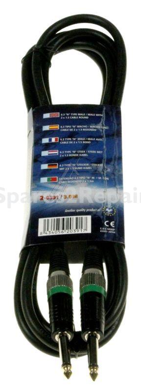 Com Jack Plug/jack Plug - 6,35mm - Jack Plug - Jack Plug 3,0m, Mono