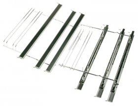 Telescopic Slideout Oven Grills - 17003176 Telescoping Extension Rails 3-fold [Bosch Siemens]