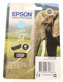 Epson Cartridge - 24 C13t24254012 Ink Cartridge Light Cyan 5 1ml