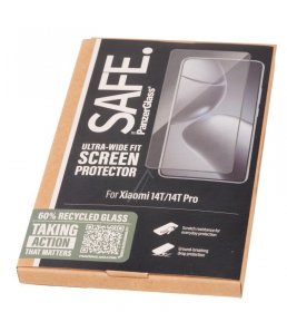 Safe By Panzerglass Display Protective Film - Sarnuwfg58319 Safe By Panzerglass Screen Protector Xiaomi 14t | 14t Pro | Ultra-wide Fit