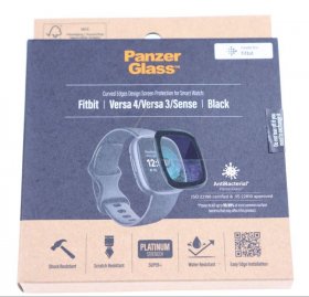 Panzerglass Display Protective Film - 3668 Panzerglass Fitbit Versa 4 | Versa 3 | Sense | Screen Protector Glass