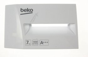 Detergent Dispenser Cover - 2828119302 C00914231 Drawer Panel [Arcelik]