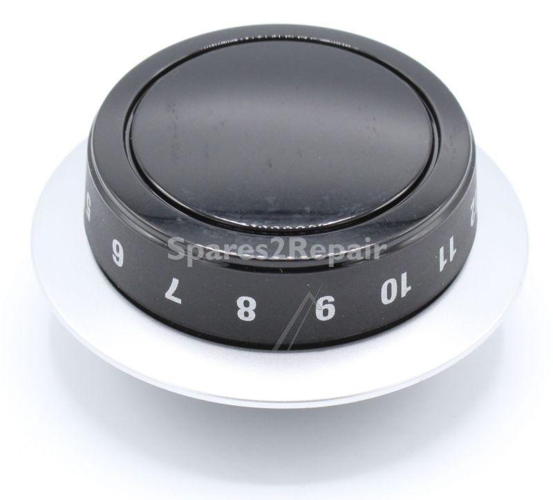 Control Knobs - C00384737 488000384737 Wash Timer Knob Dgt 14+2 Natis Bk [Whirlpool Indesit]