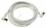 Compatible White Aerial Cable - White Aerial Cable 2 5m Class A Angled