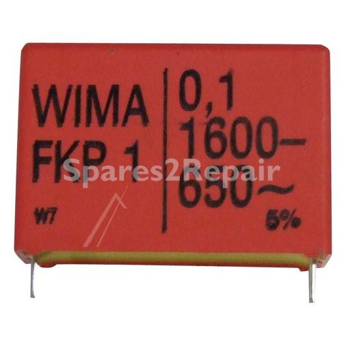 Wima Fkp1 Pulse Capacitor - 0,1uf-1600v Fkp1 Impulskondensator Rm=37,5mm