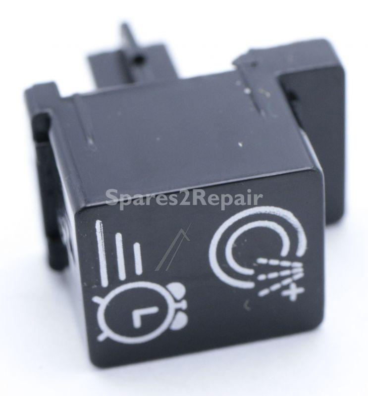 Key Button - 1511460200 C00874290 Super Rinse Fast Function Button Black [Arcelik]