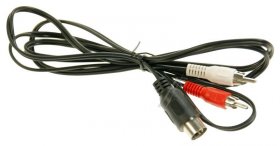 Com Phono Plug/din-plug - 2xrca-plug - Din 5p Plug, 1,5m
