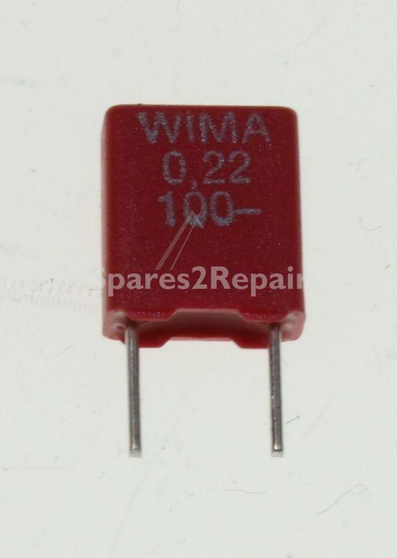 Wima Mks2 Pulse Capacitor - 0,22uf-100v Mks2-capacitor Rm=5,0mm