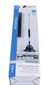 Schwaiger Dvbt-antennas Inside - Dvb-t-stabantenne: Aktiv-innenbereich, Schwarz