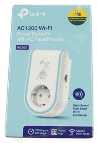 Tp Link Repeater Wireless-lan - Ac1200 Wlan Dualband-repeater, 1200mbit