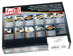 Fritel Tray - 142354 Set Baking Plates For Traditional Waffles 6x10