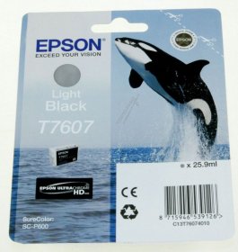 Epson Cartridge - T76074010 C13t76074010 Ink Cartridge Light Black 25 9ml