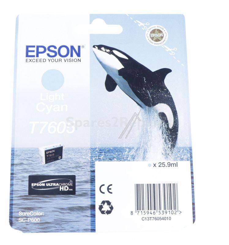 Epson Cartridge - T7605 C13t76054010 Ink Cartridge Light Cyan 25 9ml