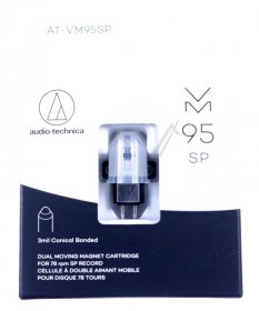 Audio Technica Magnetic Systems - At-vm95sp Stereo Dual Mm Cartridge Conically Bonded -78rpm