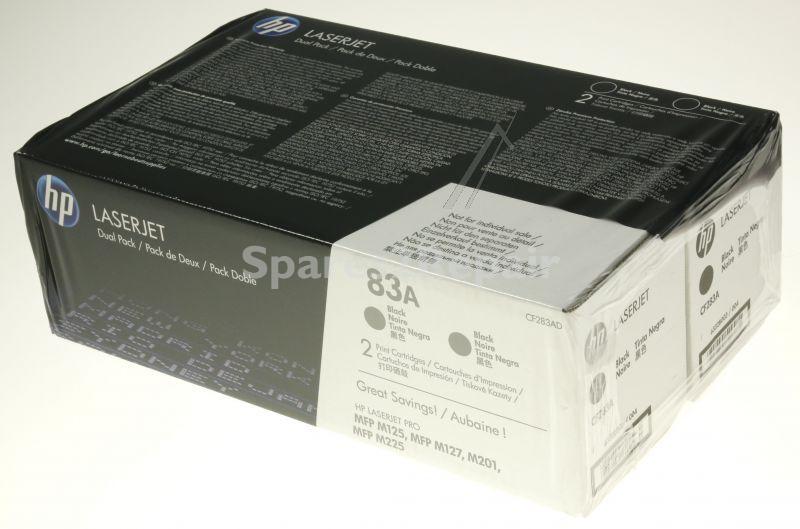 Hewlett Packard Toner Cartridge - 83ad Cf283ad Toner Cartridge Black 2x 1 5k