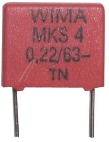 Wima Mks4 Pulse Capacitor - 0 22uf-63v Mks4c032202b00kssd Mks4 Capacitor Rm=7 5 -rohs-compliant-