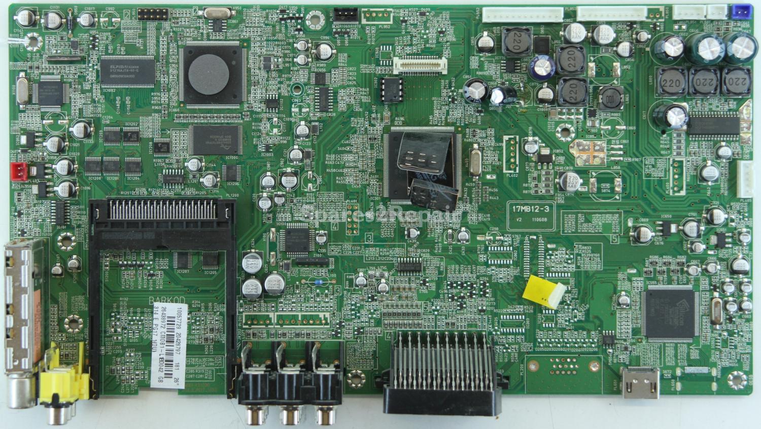 Acoustic Solutions LCD26761HDF - Main AV - 17MB12-3 - V2 - 110608 - 20428797