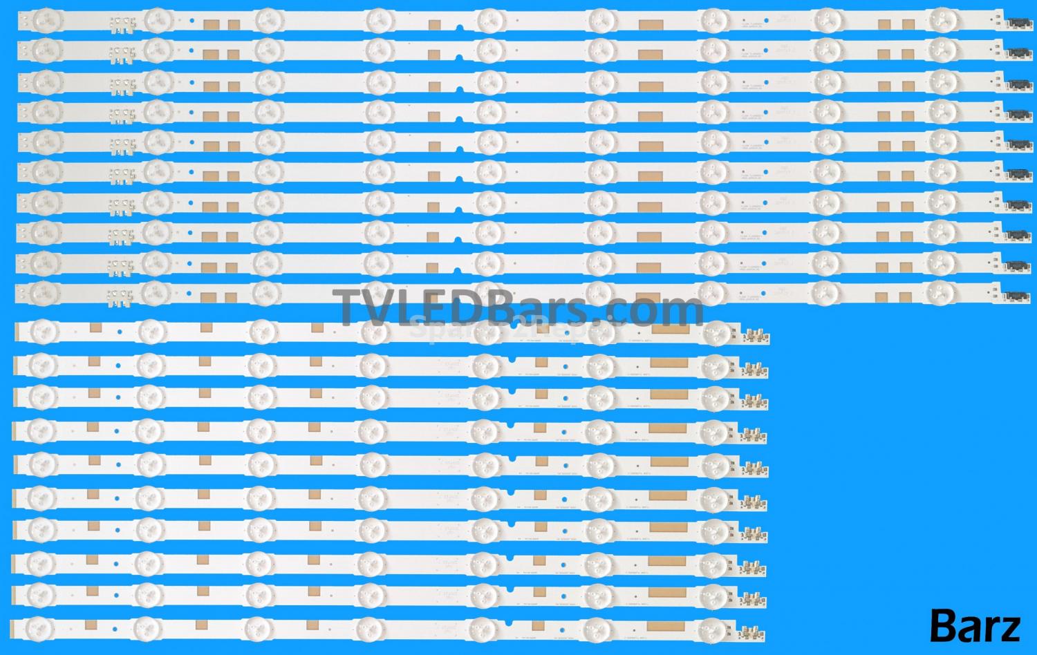 Barz LED Backlight Array Samsung UE60JU6800 BN96-38483A + BN96-38484A CY-TJ060HGSV2H CY-TJ060HGSV1H V5DR_600SCA_R0 + V5DR_600SCA_R0 20pcs