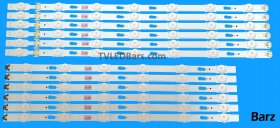 Barz LED Backlight Array Samsung BN96-34795A + BN96-34796A 50" V5DU-500SCA-R1 + V5DU-500SCB-R1 12pcs