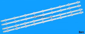 Barz LED Backlight Array LG 32LM3400 32LS3400 LC320DXN-SEU1 SEU2 SER1 SER2 6916L-0881A + 6916L-0923A 4pcs
