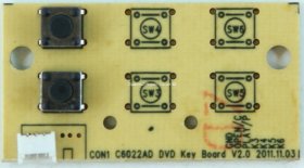 Cello C32109F V2 - DVD Buttons - C6022AD DVD Key Board V2.0