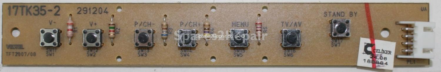 Goodmans LD2602 - Buttons - 17TK35-2 - 291204