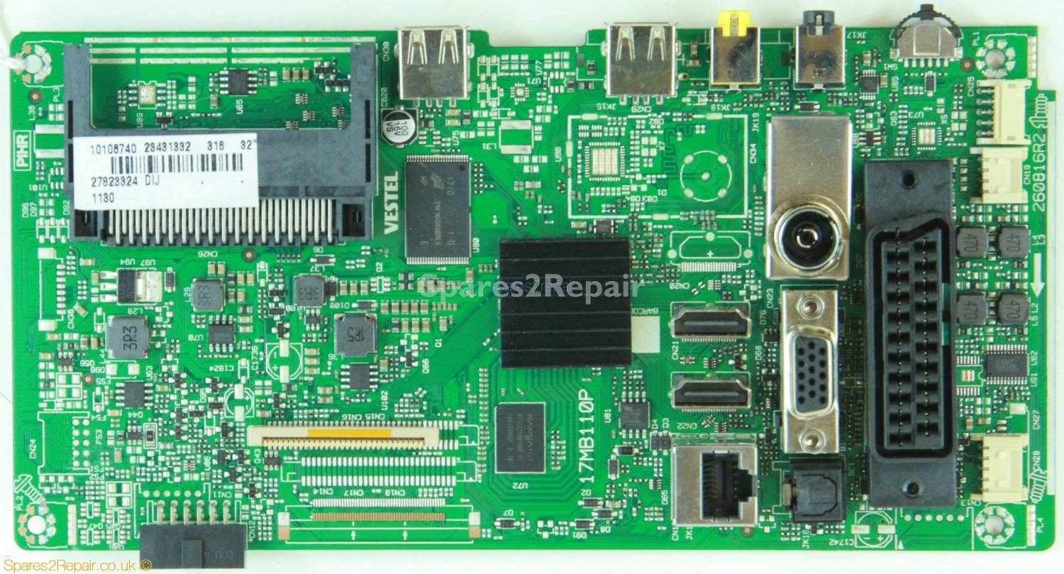 Hitachi 32HB6T61U - Main AV - 23431332 - 17MB110P - 260816R2