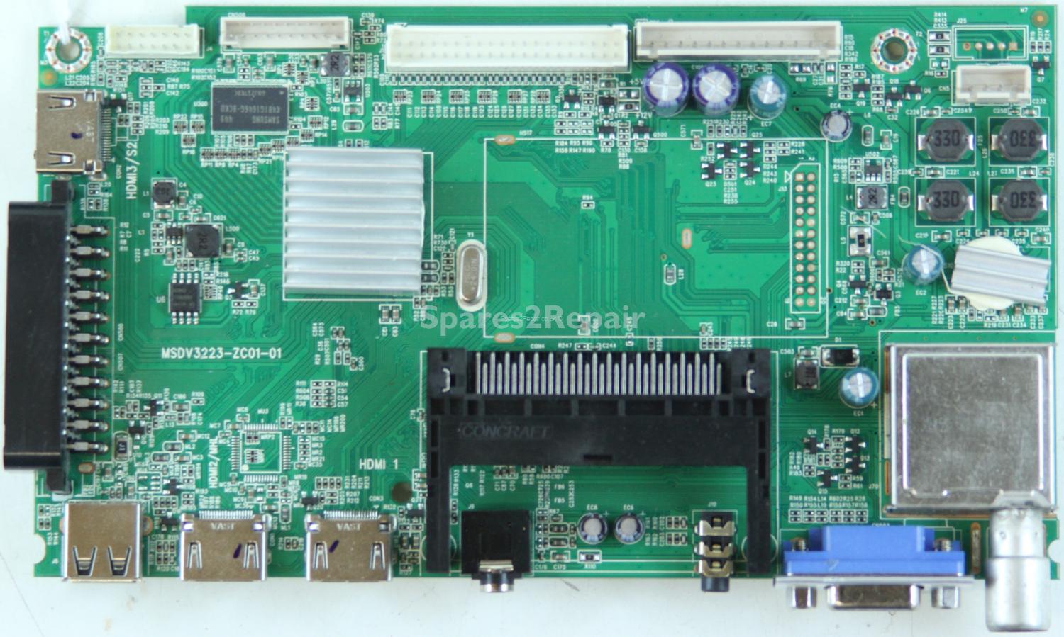 JVC LT-40C540 - Main AV - MSDV3223-ZC01-01 - 303C3223077