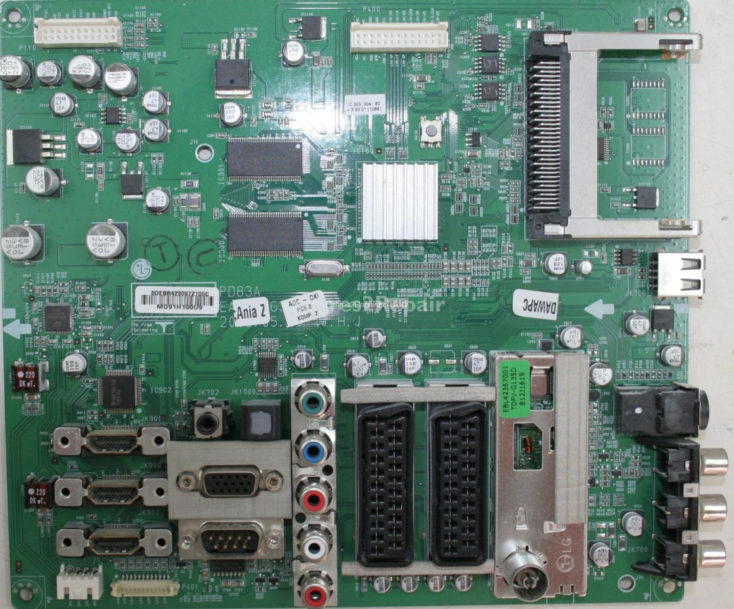 LG 50PG3000 - Main AV - EAX41363703 (0)- PD83A - EBR42309721