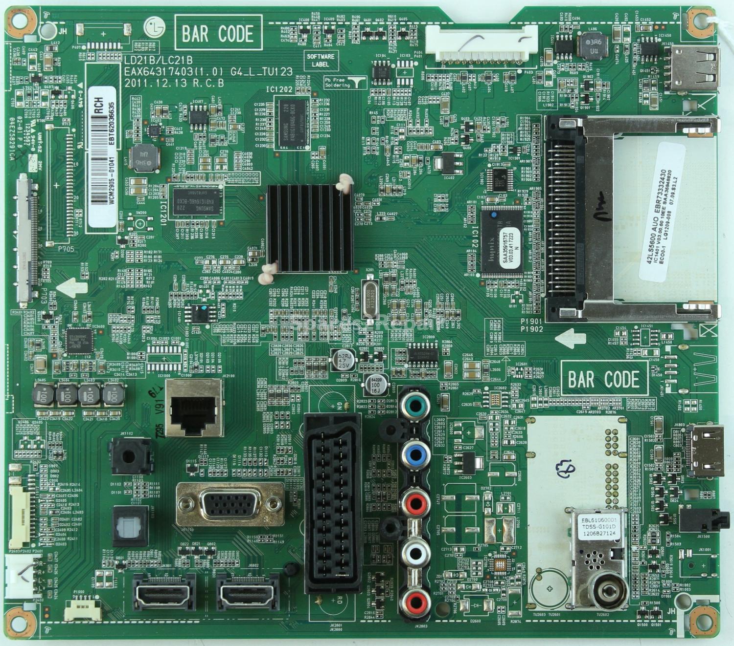 LG 42LS5600 - Main AV - EAX64317404(1.0) - EBR73332430 - EBT62036635 - LD21B/LC21B - G4_L_TU123