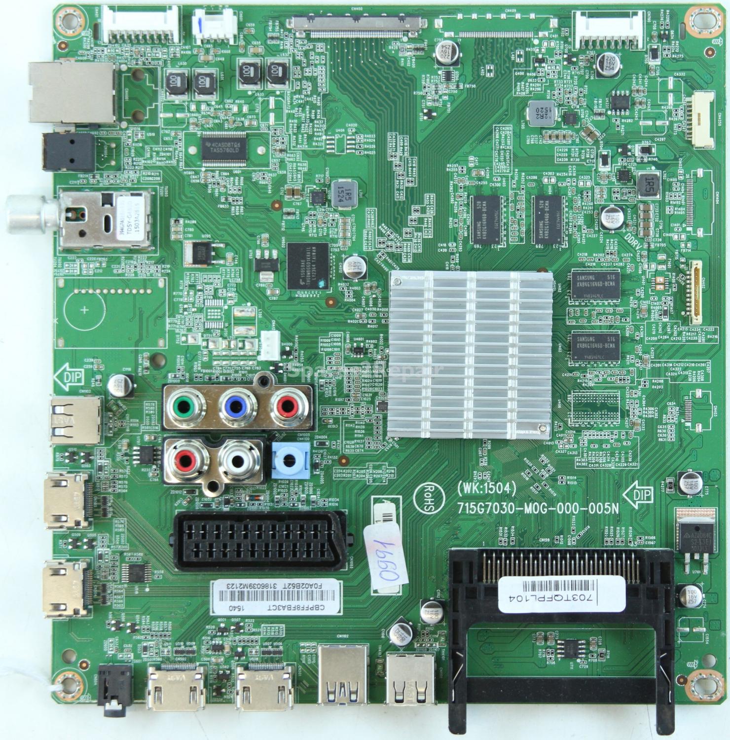 Philips 48PFT5500/12 - Main AV - 715G7030-M0G-000-005N (WK:1504) - 703TQFPL104 - CBPFF8FBA3CT - F0A02B52T