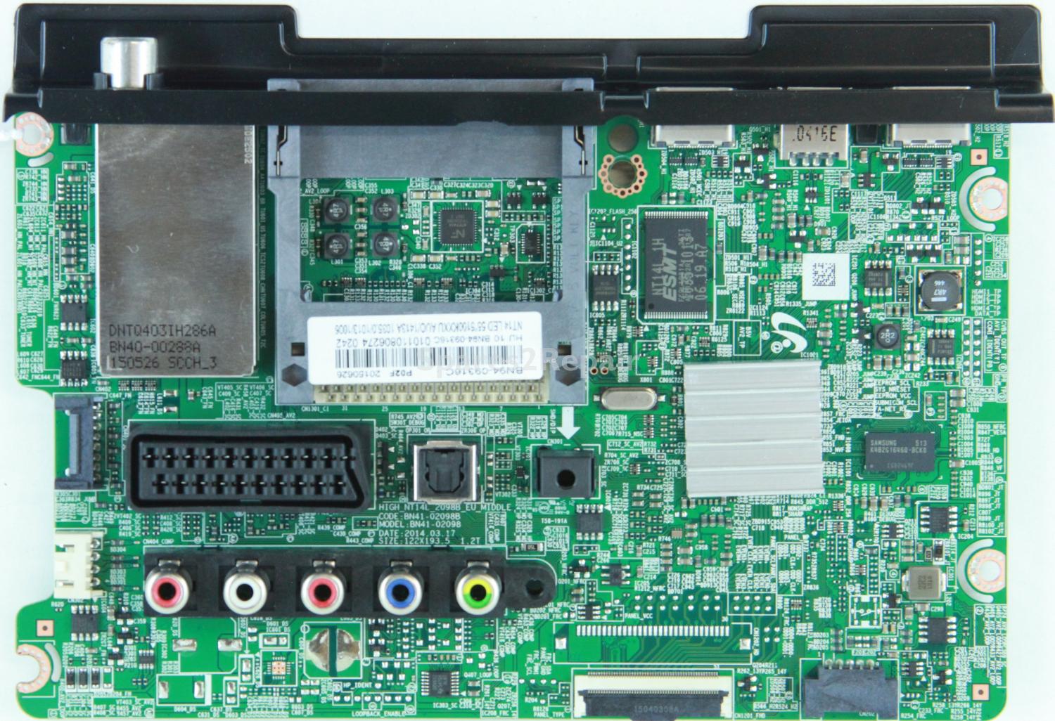 Samsung UE55J5100AK - Main AV - BN94-09316C - BN41-02098B - HIGH_NT14L_2098B_EU_MIDDLE