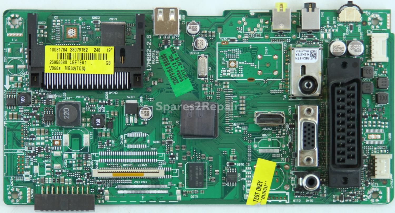 Toshiba 19BL502B - Main AV - 17MB62-2.6 - 110112 - 23079152 - 23079154
