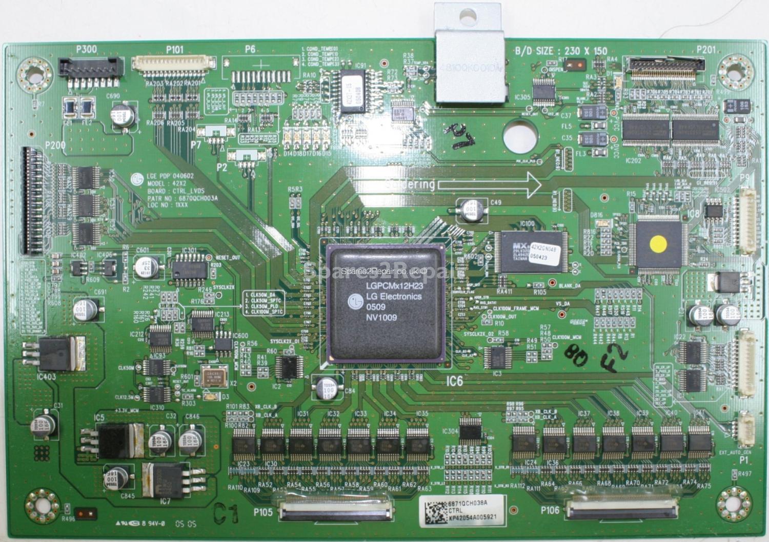 Vision GPTM-4200 HA - LVDS - 6871QCH038A - 6870QCH003A - PDP 040602 - 42X2 CTRL_LVDS